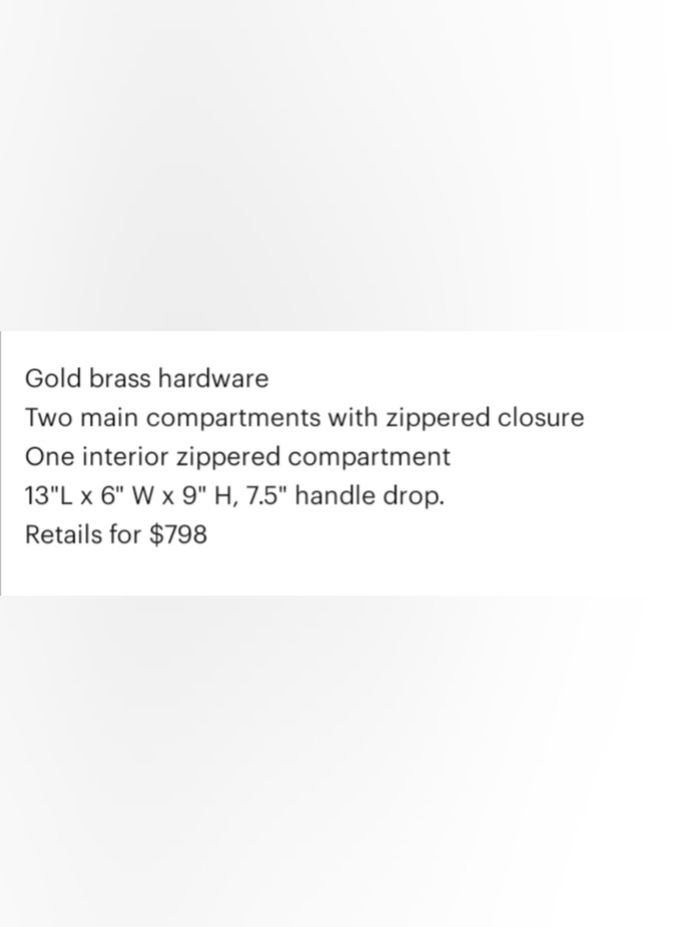 Coach Teal Leather Hampton Lindsay Satchel Handbag with Gold Hardware - Picture 8 of 8